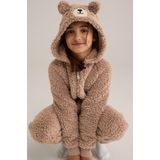 Onesie - Teddy - Zacht - Met Capuchon - Lange Mouwen