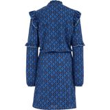 WE Fashion - Meisjes Jurk - Donkerblauw - Regular Fit