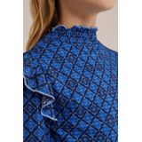 WE Fashion - Meisjes Jurk - Donkerblauw - Regular Fit