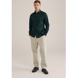 Fundamentals - Heren Overhemd - Zeegroen - Katoen - Anti-Odour - Slim Fit