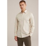 Fundamentals - Slim Fit - Overhemd - Beige - Katoen
