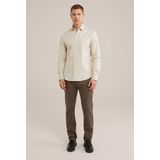 Fundamentals - Slim Fit - Overhemd - Beige - Katoen