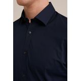 Fundamentals - Slim Fit - Overhemd - Donkerblauw - Katoen