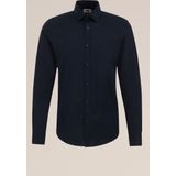 Fundamentals - Slim Fit - Overhemd - Donkerblauw - Katoen