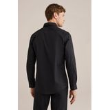 Fundamentals - Heren Anti-Odour - Overhemd - Zwart - Katoen - Tall Fit