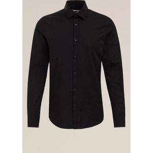 Fundamentals - Heren Anti-Odour - Overhemd - Zwart - Katoen - Tall Fit