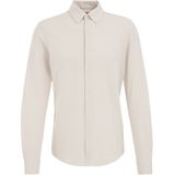 Fundamentals - Slim Fit Overhemd - Gebroken Wit - Katoen