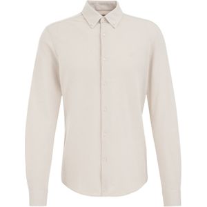 Fundamentals - Slim Fit Overhemd - Gebroken Wit - Katoen