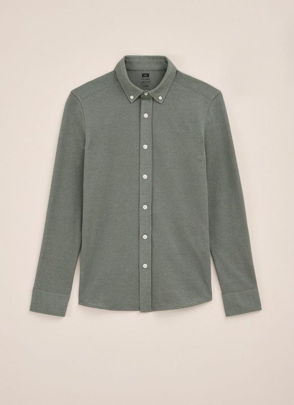 WE Fashion - Overhemd - Katoenmix - Blauw