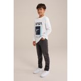 WE Fashion Jongens regular fit jeans van jog denim