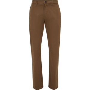 WE Fashion Heren slim fit chino met stretch