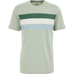 WE Fashion Heren T-shirt met opdruk