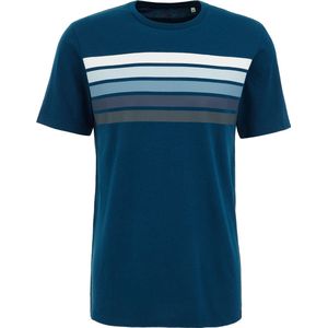 WE Fashion Heren T-shirt met opdruk