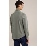 Overhemd - Katoenmix - Blauw - Tall Fit - Button-Down Kraag