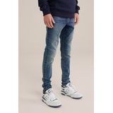 WE Fashion Jongens skinny fit jeans met stretch