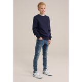 WE Fashion Jongens skinny fit jeans met stretch