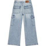 WE Fashion Meisjes wide leg jeans met stretch