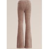 WE Fashion - Flared Legging - Lichtbruin - Ribstof - Regular Fit