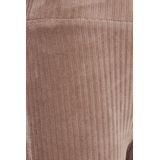 WE Fashion - Flared Legging - Lichtbruin - Ribstof - Regular Fit