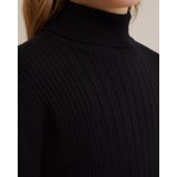 WE Fashion - Meisjes Jurk - Zwart - Viscose - Slim Fit