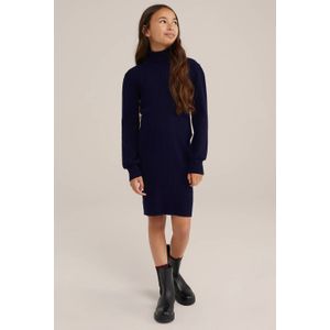WE Fashion - Bodycon Jurk - Lange Mouwen - Opstaande Kraag - Jersey