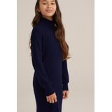 WE Fashion - Bodycon Jurk - Lange Mouwen - Opstaande Kraag - Jersey
