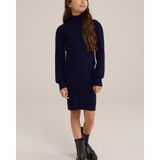 WE Fashion - Bodycon Jurk - Lange Mouwen - Opstaande Kraag - Jersey