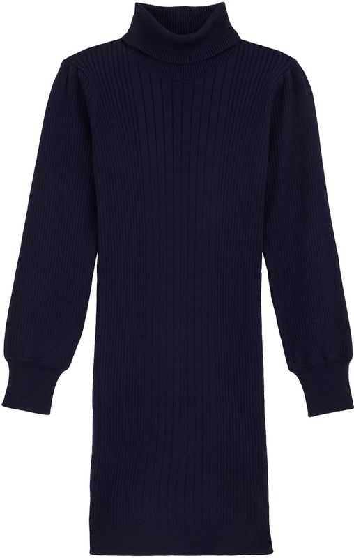 WE Fashion - Bodycon Jurk - Lange Mouwen - Opstaande Kraag - Jersey