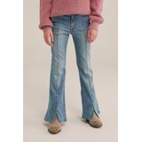 WE Fashion Meisjes flared jeans met stretch