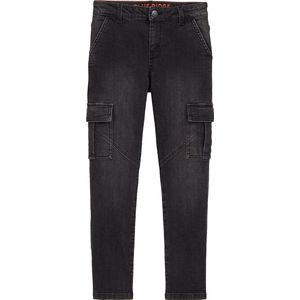WE Fashion Jongens regular fit jeans met cargozakken