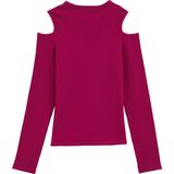 WE Fashion Meisjes T-shirt met structuur