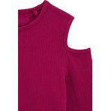 WE Fashion Meisjes T-shirt met structuur