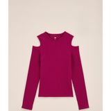 WE Fashion Meisjes T-shirt met structuur