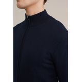 Fundamentals - Slim Fit - Vest - Donkerblauw - Katoen