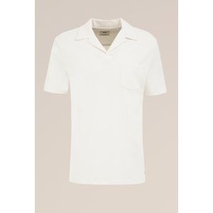 WE Fashion - Heren polo - Slim Fit - Wit - Katoen - Maat: XXL