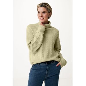 Mexx Kabeltrui Licht Limoen Dames - Maat L