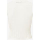 Mexx Cardigan Patch Ajour Dull White Dames - Maat L