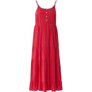 MEXX - Jurk - Kersrood - Maxi - Mouwloos - V-hals