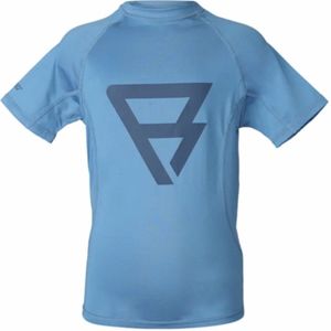 Brunotti - Rashguard - Korte Mouwen - Blauw - Gerecycled Polyester - SPF50 UV-filter
