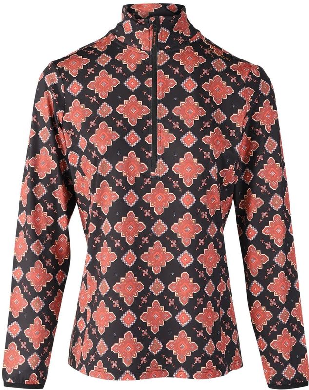 Brunotti Rodika Ski Pully Dames Zwart Dessin Xs/34.