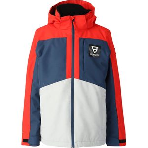 Brunotti Aratiny Ski/snowboard Jas Jongens Rood Dessin 152