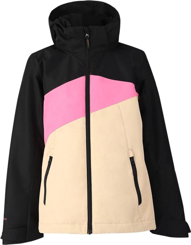 Brunotti Eastsun Snow Ski/snowboard Jas Meisjes Zwart Dessin 176