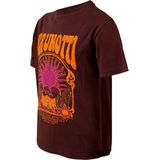 BRUNOTTI - vievy girls t-shirt - Shirt strand meisjes - Bruin