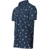 Brunotti Addax-AO Heren Polo Shortsleeve - Blauw