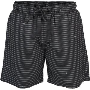 Brunotti - Cruneco-Stripe - Zwembroek - Zwart - 100% Gerecycled Polyester