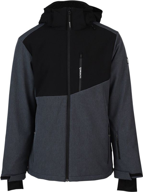Brunotti Twinstroke Heren Softshell Jas - Dark Grey Melee