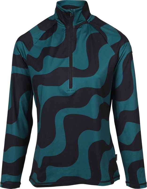 Brunotti Galena-Groovy Dames Fleece Pully - Groen