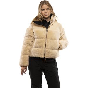 Brunotti Teddy Dames Puffer Fleece Jas Canvas