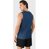 Brunotti Malaku-Slub Heren Singlet | Nachtblauw - S
