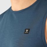 Brunotti Malaku-Slub Heren Singlet | Nachtblauw - S